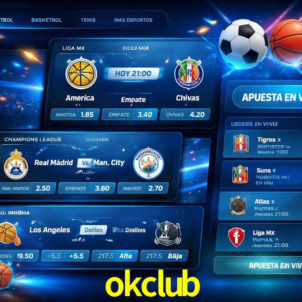 Mercados de apuestas deportivas okclub para jugadores en México