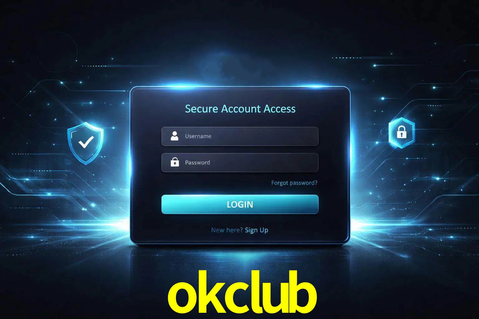 Pantalla de inicio de sesión de cuenta okclub para usuarios en México
